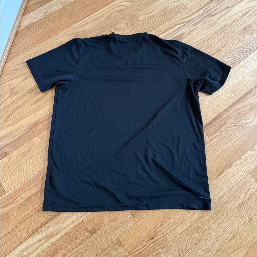 Adidas black t shirt sports shirt workout shirt - Picture 2 of 3